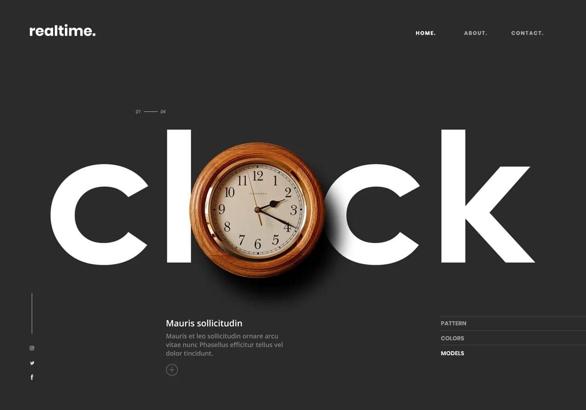 Product page concept